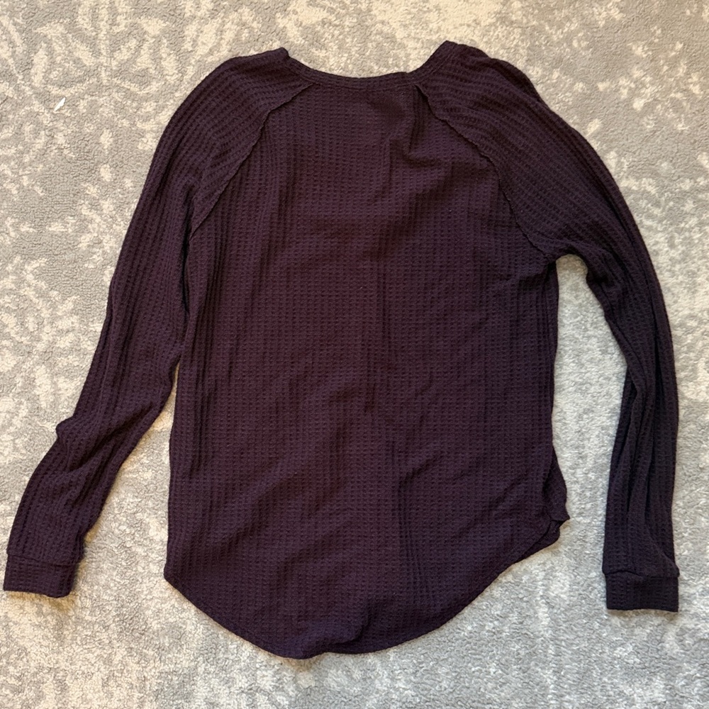 American Eagle Outfitters Purple Long Sleeve - Size Small - Picture 3 of 3